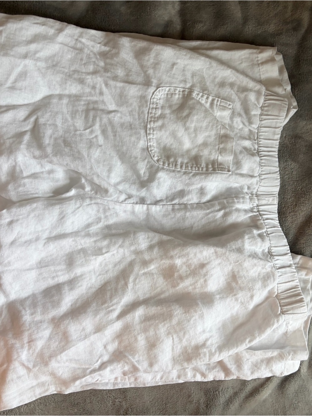Quince White Linen Pants - Picture 2 of 2